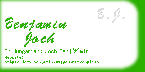 benjamin joch business card